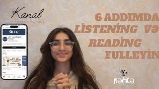 Listening Və Reading'i 6 addımda gücləndirin!️,hekayələr,cəhdlərr/ Yagut Rzaeva