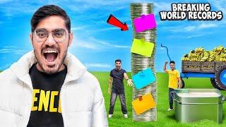 We Attempted 7 Guinness World Records | क्या हम वर्ल्ड रिकॉर्ड तोड़ पाएंगे? | Crazy XYZ