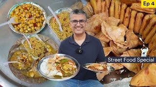 Ep-4, Delhi Neighbourhood Eats l Connaught Place Street Food Special l Poha, Chach, Odeon Bhelpuri