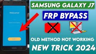 Samsung Galaxy J7 (SM J700) FRP Bypass  -  Samsung j7 Google account Bypass Without Pc 2024 - New