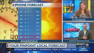 Is it really going to be 120 in Bakersfield?