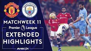 Manchester United v. Manchester City | PREMIER LEAGUE HIGHLIGHTS | 11/6/2021 | NBC Sports