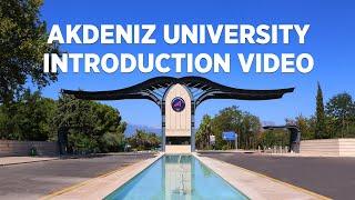 Akdeniz University Introduction Video