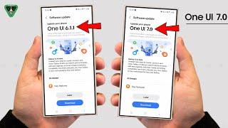 Samsung One UI 7.0 | One UI 6.1.1 - OFFICIAL