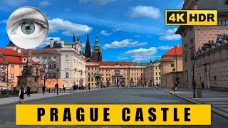 Prague Castle 4k walk: The best view of the city from The South Gardens - Czech Republic  HDR ASMR