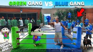 Franklin Blue Gang VS Shinchan Green Gang Boxing Match In GTA 5!