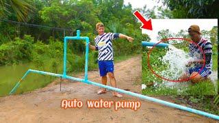 Auto Pump Water from River- Siphon System new technique 2022