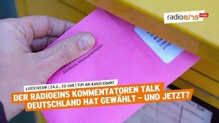 Der radioeins Kommentatorentalk  |  Deutschland hat gewählt - und jetzt?