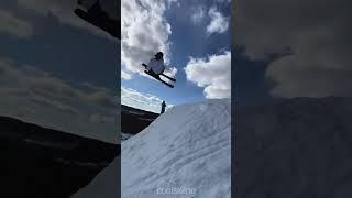 This skiing trick by Alex Hall is out of this world  | #shorts