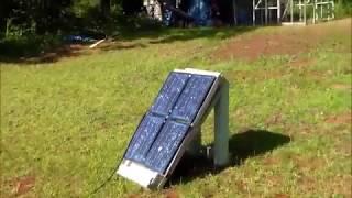 Solar Panels Running A Refrigerator