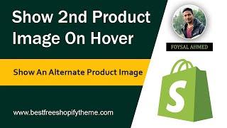 How to Show 2nd Product Image On Hover in Shopify  Change Product  Image on Hover