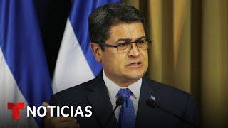 Expresidente de Honduras da el raro paso de declarar en su defensa en el juicio | Noticias Telemundo