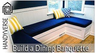 How to Build a Dining Nook/Banquette : Budget Renos #01