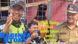 Sidak Rumah Pak Kades,bersama c jomblo ~Pa Kadesnya bisa menirukan suara burung ( Babinsa Story )