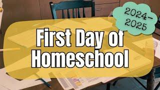 FIRST DAY of Homeschool DITL // What It’s Really Like // Kickoff the 2024-2025 school year // Collab