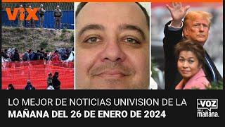 Lo mejor de Noticias Univision de la mañana | viernes 26 de enero de 2024