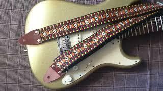 Jacquard guitar strap model Watchman Pardo Guitar Straps