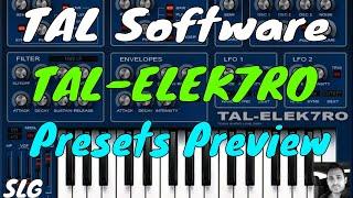 TAL Software | TAL-Elek7ro | Presets preview