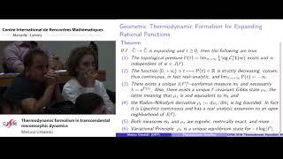 Mariusz Urbanski: Thermodynamic formalism in transcendental meromorphic dynamics