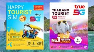  THAILAND Tourist SIM Cards Compared: DTAC vs TRUE MOVE | Infinite and Basic SIM Variants