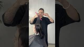 ЖЕНСКАЯ СТРИЖКА НА СРЕДНЮЮ ДЛИНУ #обучениестрижкам #hair #женскиестрижки #haircut