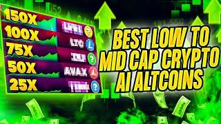 Best Low to Mid Cap Crypto AI Altcoins