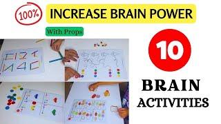 10 Brain gym Activities For Kids | With Props (Age 3+)