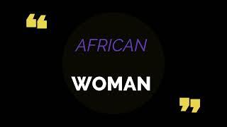 RG:  African woman / (official audio)