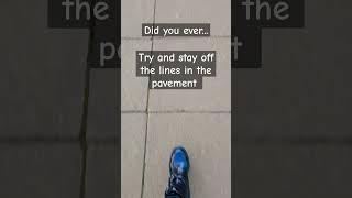 Did you avoid the lines on the pavement? #shorts #superstitions #childhoodmemories