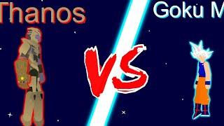 Goku mui VS Thanos full power StickFight (Sticknodes)