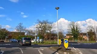 London - Uxbridge - Brunel University - Relaxing Drive - 4K