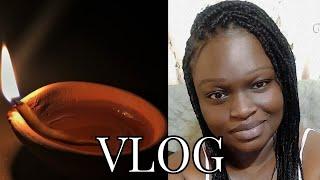 VLOG: Diwali Day In Trinidad  | Days In The Life | DIY Washing And Braiding Of 4C Hair