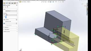 SOLIDWORKS BEGINNERS TUTORIAL 1 - creating simple sketch shapes and using the extrude tool.