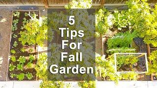 5 Tips to Grow a Lush Fall Garden