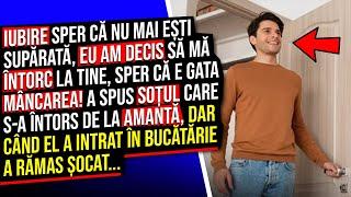 Iubire sper că nu mai ești Supărată, eu am Decis să mă Întorc la Tine, Sper că e Gata Mâncarea!...