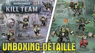 Unboxing KILL TEAM Brutaux et Rusés GAMES WORKSHOP • Détail des Orks et Ratlings