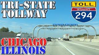 I-294 North - Tri-State Tollway - Chicago - Illinois - 4K Highway Drive