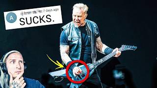 James Hetfield SUCKS at Downpicking (Really?)