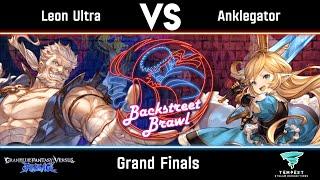 Leon Ultra (Soriz) vs Anklegator (Charlotta) - GBVS:R Grand Finals - Backstreet Brawl #2