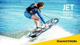 SWAGTRON SWAGSURF: Jet-Powered Inflatable Electric Jet Surfboard SUP