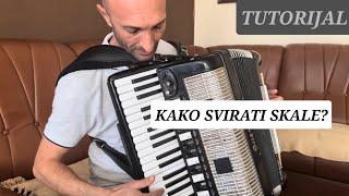 TUTORIJAL - SVIRANJE *SKALA* NA KLAVIRNOJ HARMONICI