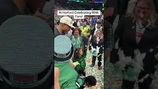 Al Horford celebrating the title with Celtics fans! #shorts