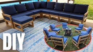 MODULAR! DIY Outdoor Patio Furniture | Patio Makeover Part 3