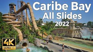 Caribe Bay Waterpark 2022, Aqualandia Jesolo, Italy - All WaterSlides