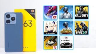 Realme C63 8+ Games Test - PUBG/NEW State/Genshin/Asphalt 9/Free Fire/Call Of Duty