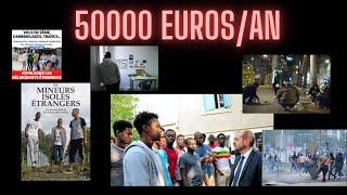 Le coût d'un mineur migrant isolé est estimé à environ 50000€ par an - rappel vidéo de 2023