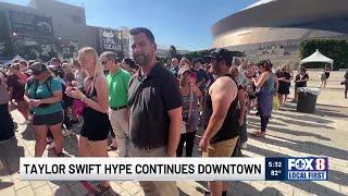 Taylor Swift hype continues downtown