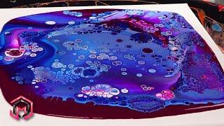 THAT Was UNEXPECTED! Acrylic Pour Painting and Fluid Art at Home