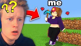 Fooling My Friend with a GIRLFRIEND Mod in Minecraft...