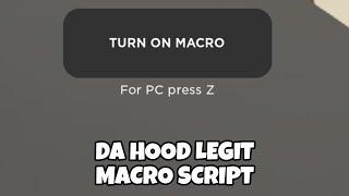 Roblox Da Hood Legit Macro Script Hack | Mobile & PC